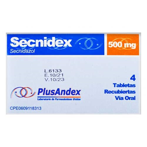 SECNIDEX 500MG X 4TAB PLUSANDEX