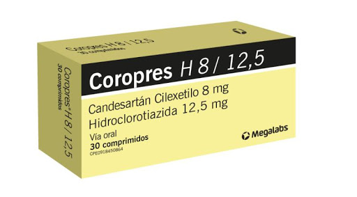 COROPRES H 8MG/12,5MG X 30TAB MEGALABS