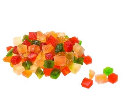 FRUTAS CONFITADAS X KG