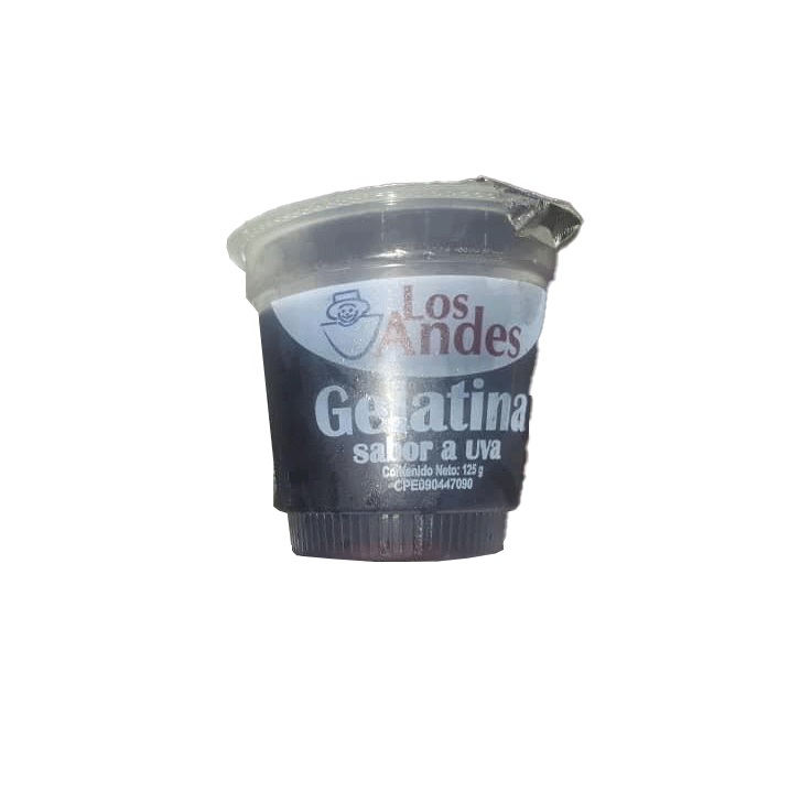 GELATINA LOS ANDES 125GR UVA