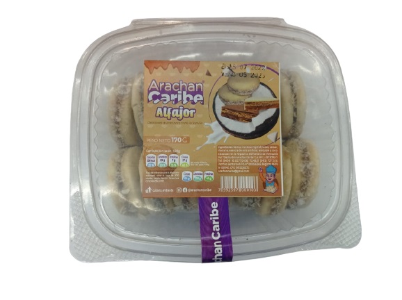 ALFAJORES ARACHAN CARIBE 170GR