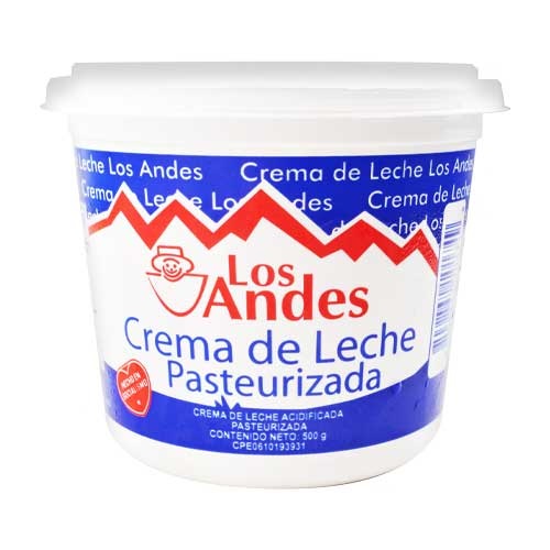 CREMA DE LECHE LOS ANDES 500GR