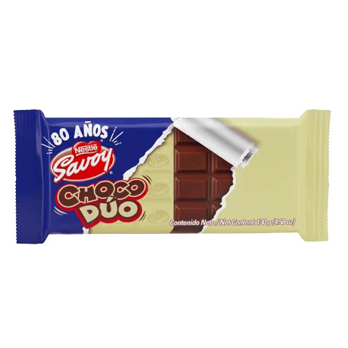 CHOCOLATE SAVOY 130GR CHOCODUO***