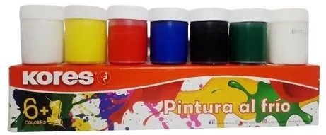 PINTURA AL FRIO KORES 6 + 1 COLORES 22ML