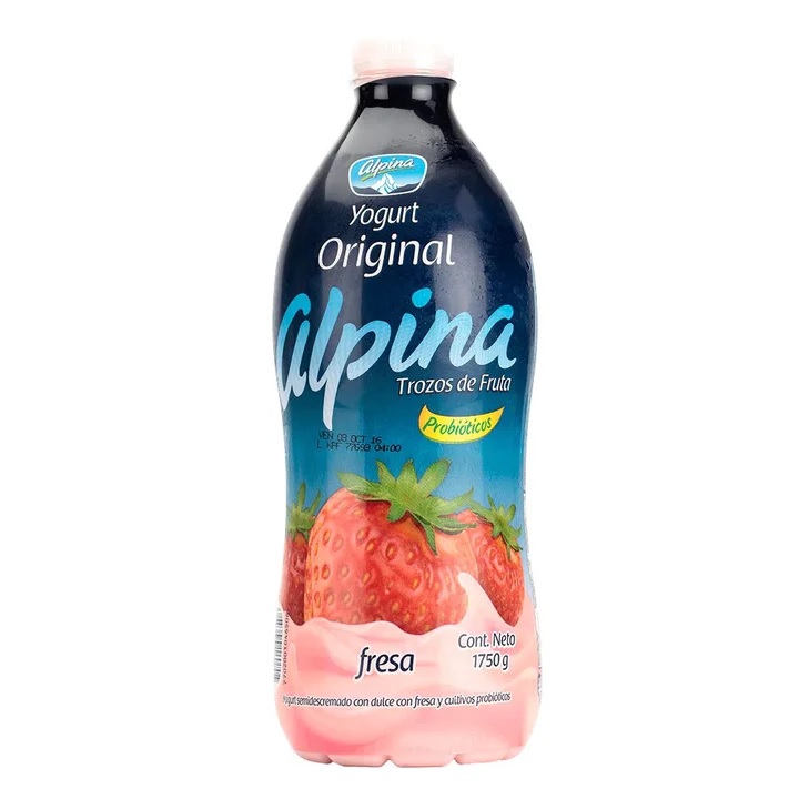 YOGURT ALPINA 1.750LT FRESA LIQ