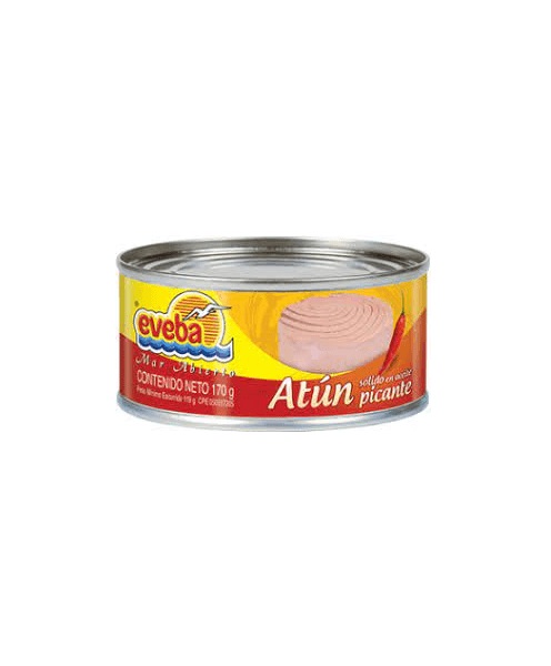 ATUN EVEBA 170GR ACEITE PICANTE
