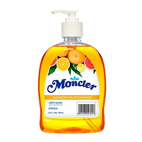 JABON MONCLER 360ML LIQ CITRICO