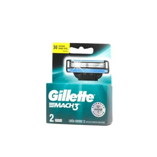 CARTUCHO GILLETTE MACH3 X2