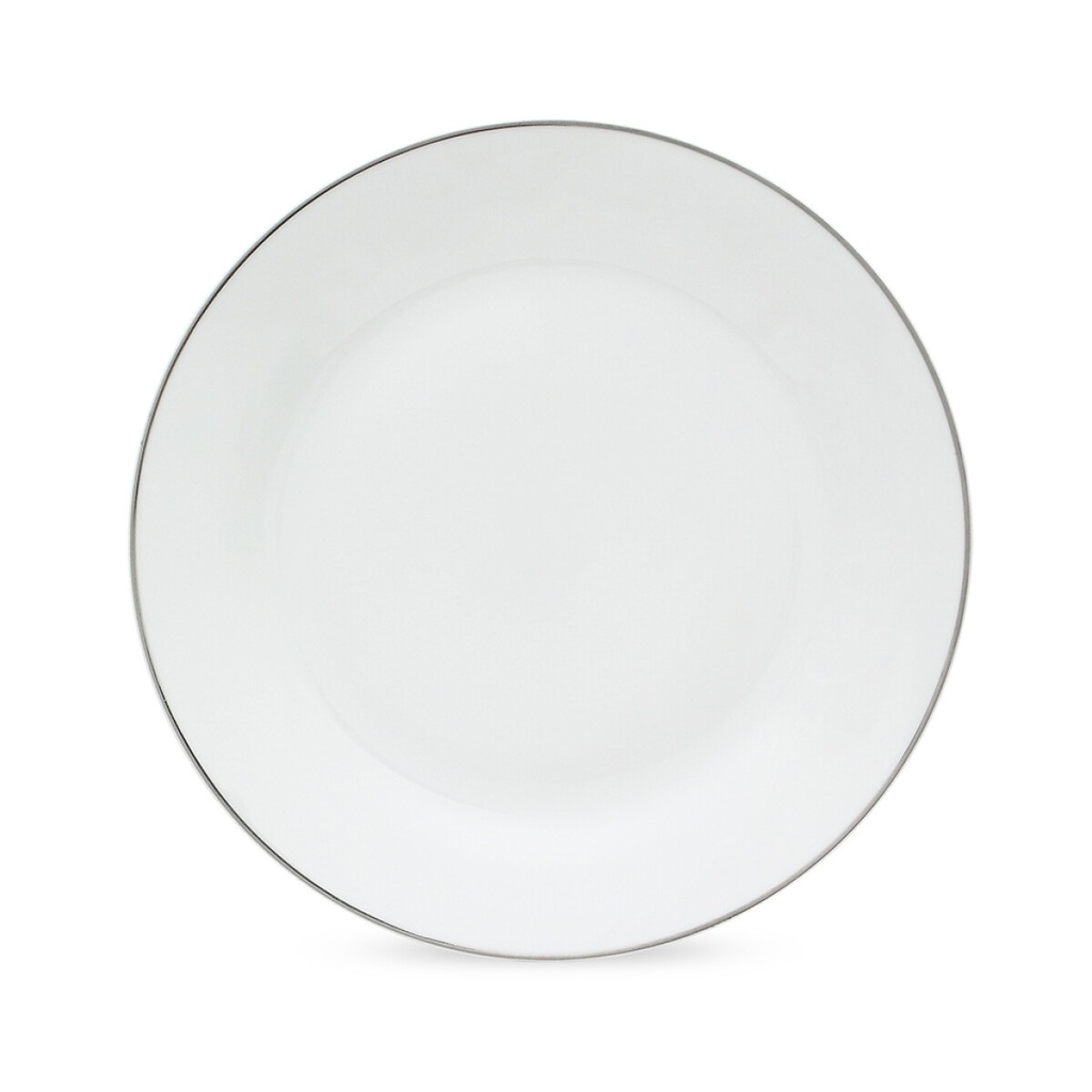 PLATO DE CERAMICA 10" C/BORDE PLATEADO